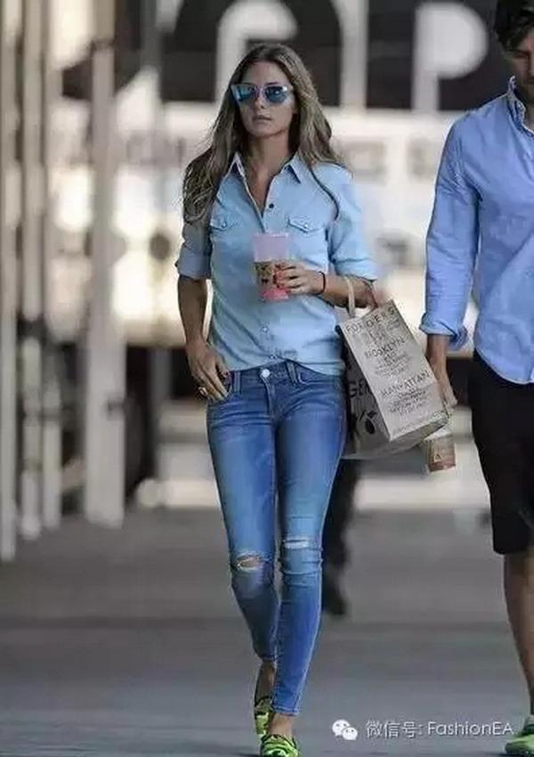 5,穿低腰牛仔裤,腰部赘肉不能多